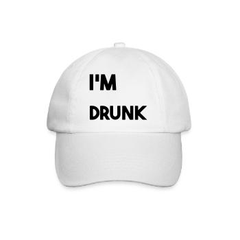 Je suis ivre. - Casquette classique - blanc/blanc - Devant