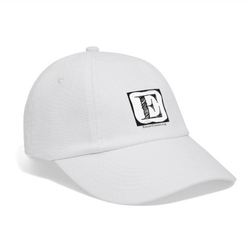 Logo ErrareUmano (scritta nera) - Cappello con visiera