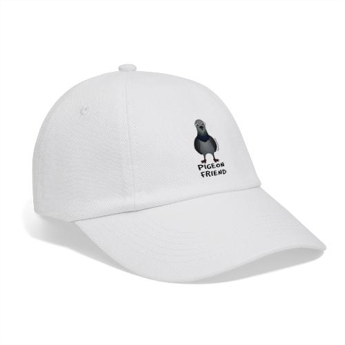 Amy's 'Pigeon Friend' design (black txt) - Baseball Cap