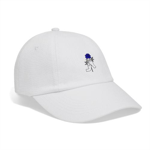 Fiore blu - Cappello con visiera
