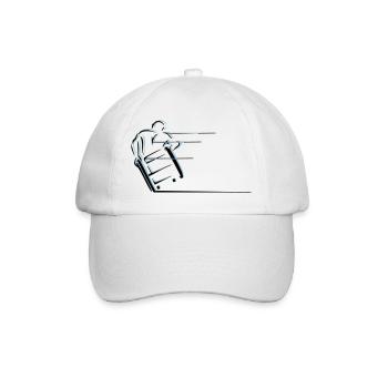 Fauteuil roulant sport vitesse - Casquette classique - blanc/blanc - Devant