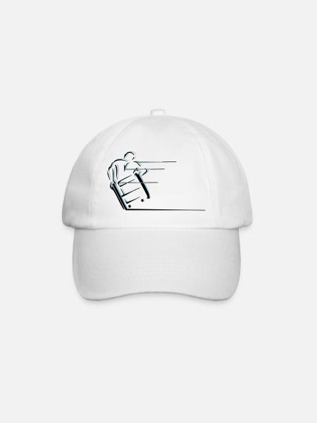 Fauteuil roulant sport vitesse - Casquette classique - blanc/blanc