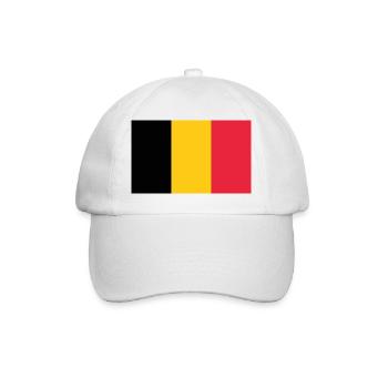 Belgique - Casquette classique - blanc/blanc - Devant