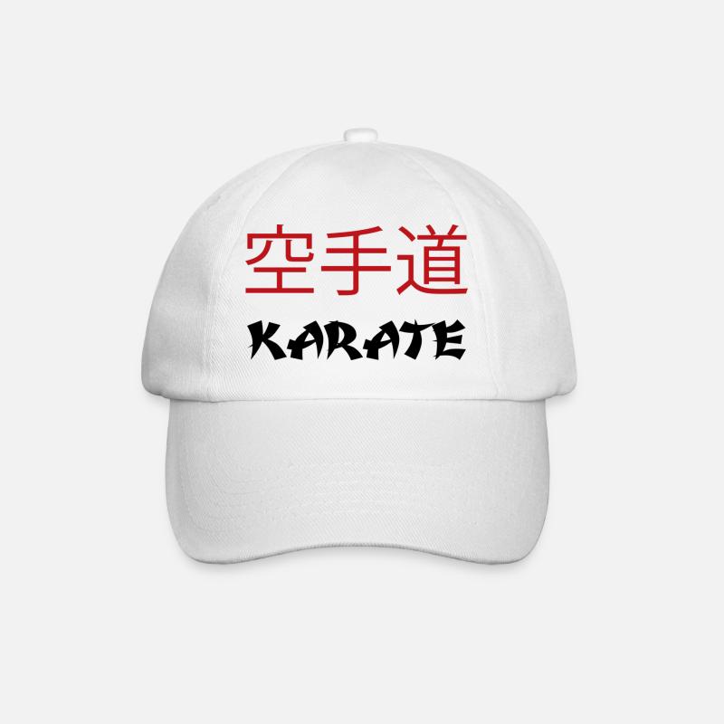 karaté - Baseballkappe - Weiß/Weiß
