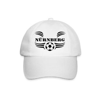 Nürnberg , Fußball , Leidenschaft (25) - Baseballkappe - Weiß/Weiß - Vorne