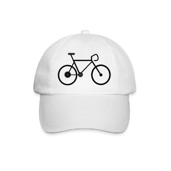 montagne vélo vélo VTT cycliste vélo - Casquette classique - blanc/blanc - Devant