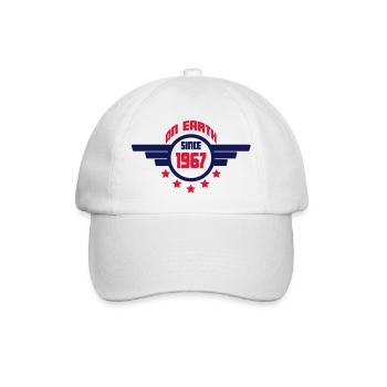 1967 on earth (uk) - Baseball Cap - white/white - Front