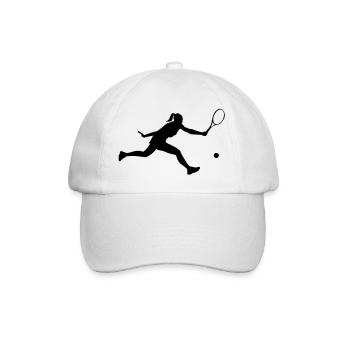 Tennis female - Casquette classique - blanc/blanc - Devant