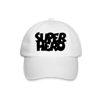 SUPERHERO - Casquette classique - blanc/blanc - Devant