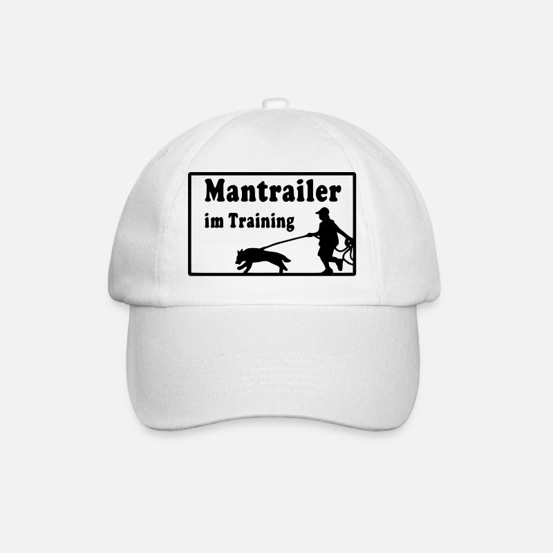 mantrailer_im_training - Baseball Cap - white/white