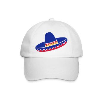 Sombrero Azul de Fiesta - Baseball Cap - white/white - Front