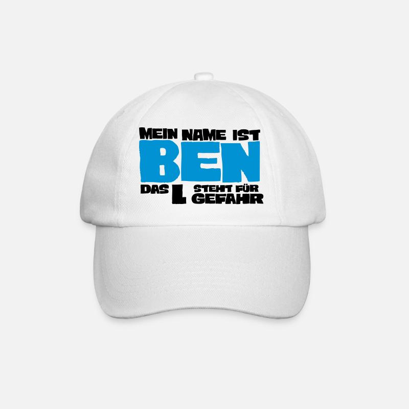 ben - Baseballkappe - Weiß/Weiß