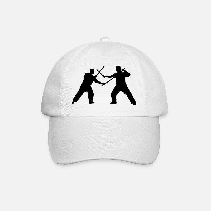 Doppelstock Z - Baseballkappe - Weiß/Weiß