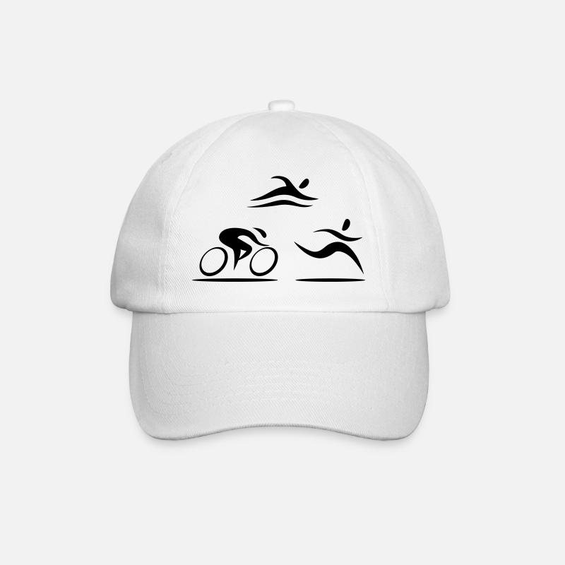 Triathlon - Casquette classique - blanc/blanc