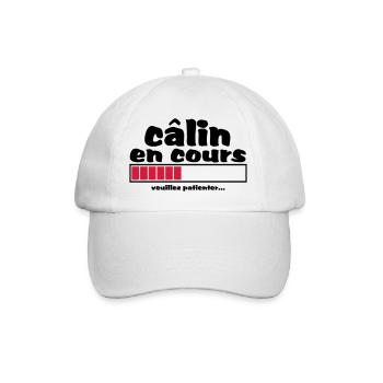 câlin en cours,amour,mariage,ev,formes,cœur - Casquette classique - blanc/blanc - Devant