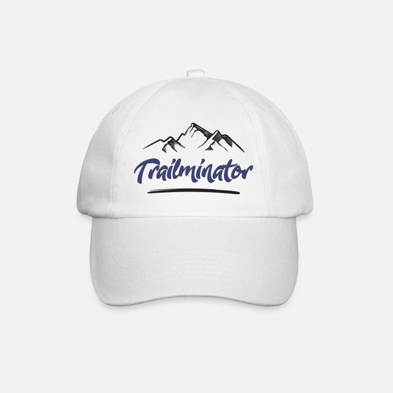 Trail Running - Trailminator - Baseballkappe - Weiß/Weiß