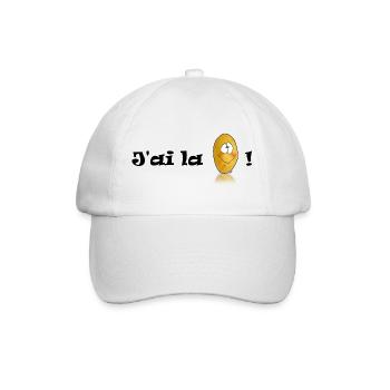 J'ai la patate ! - Casquette classique - blanc/blanc - Devant