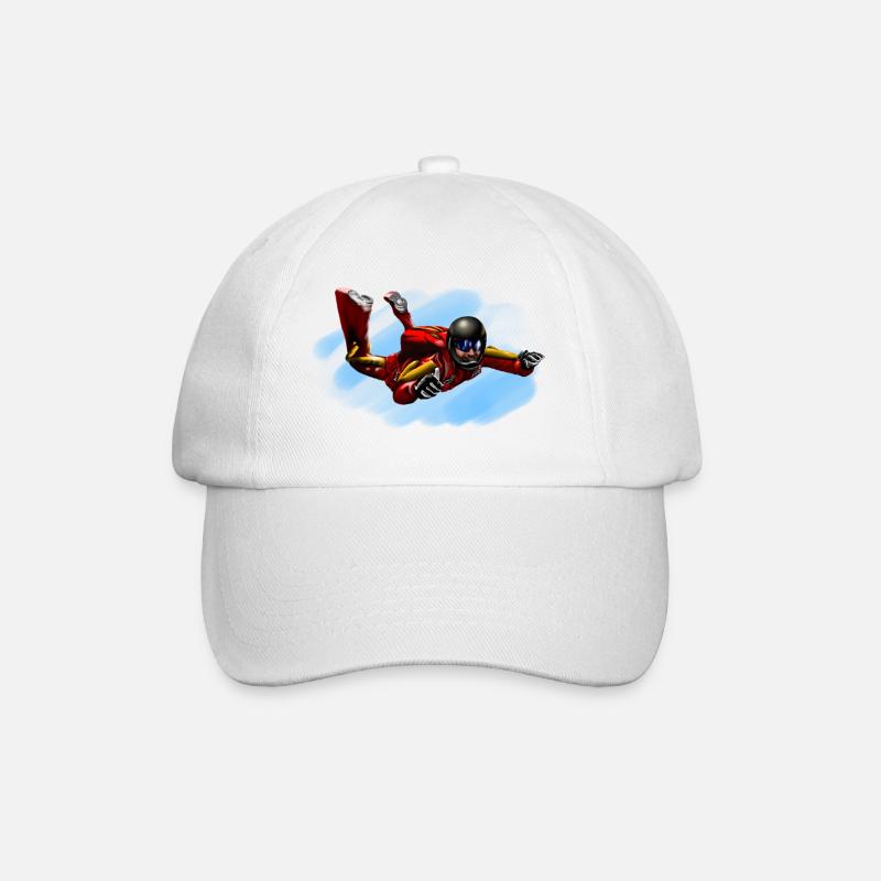 skydiver - Baseballkappe - Weiß/Weiß