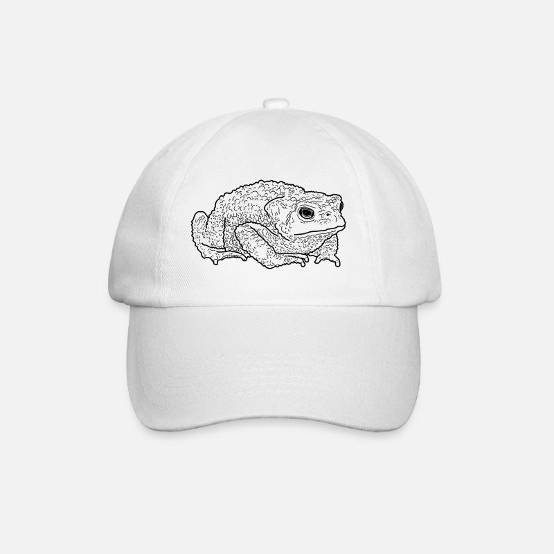 toad - Baseball Cap - white/white