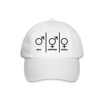 Symbole-hommes-femmes-plongeurs - Casquette classique - blanc/blanc - Devant