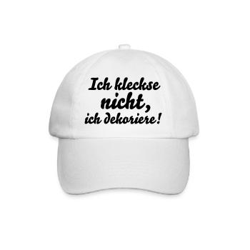 baby humor spruch - Baseballkappe - Weiß/Weiß - Vorne