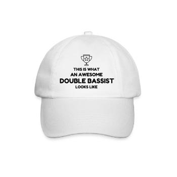 Double Bass - Contrebasse - Music - Kontrabass - Baseball Cap - white/white - Front