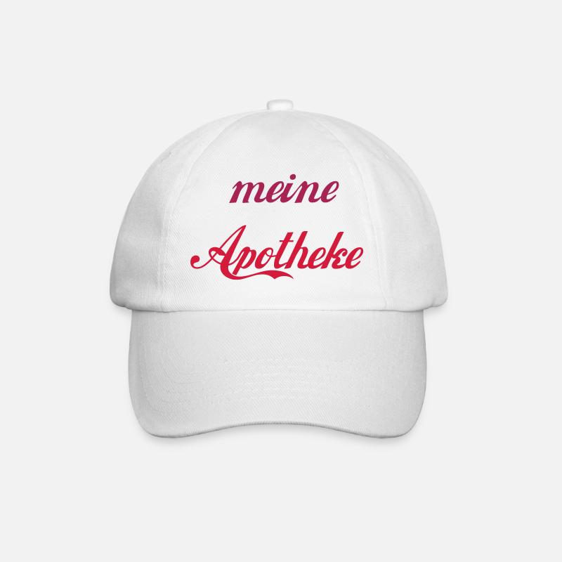 my pharmacy - Baseball Cap - white/white