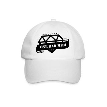 mum - Baseball Cap - white/white - Front