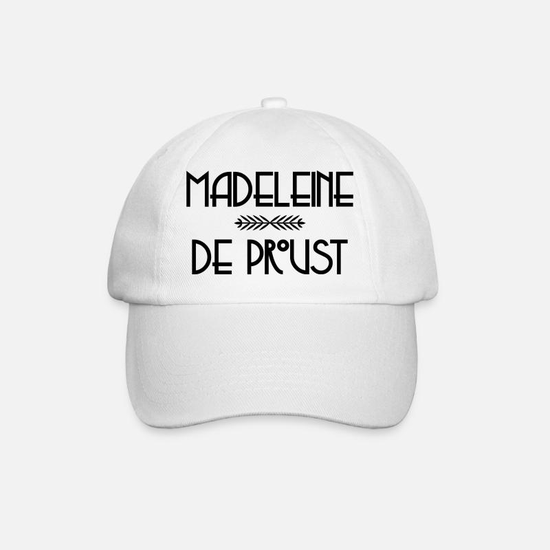 madeleinedeproust - Casquette classique - blanc/blanc