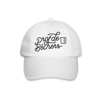 Prof de béchers - Prof de Physique-chimie - Casquette classique - blanc/blanc - Devant