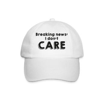 Breaking news - Baseball Cap - white/white - Front