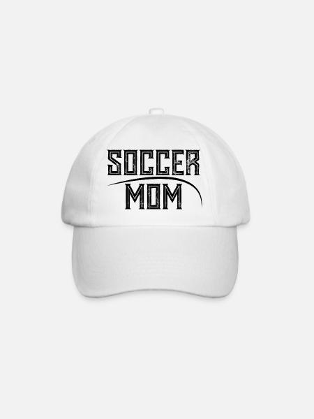 Soccer Mom - Baseball Cap - white/white