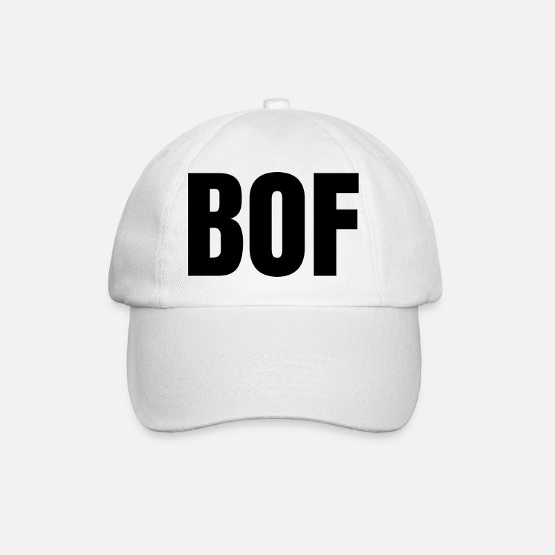 bof - Casquette classique - blanc/blanc