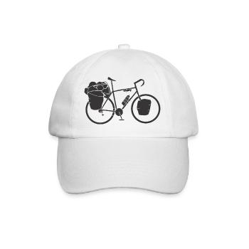 Fahrrad - Baseballkappe - Weiß/Weiß - Vorne