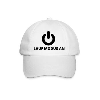Modus Team Rennen Joggen laufen muddy run shirt - Baseballkappe - Weiß/Weiß - Vorne