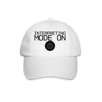 Mode d’interprétation sur 2 - Casquette classique - blanc/blanc - Devant