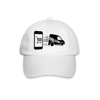 Achats et livraison en ligne - Casquette classique - blanc/blanc - Devant