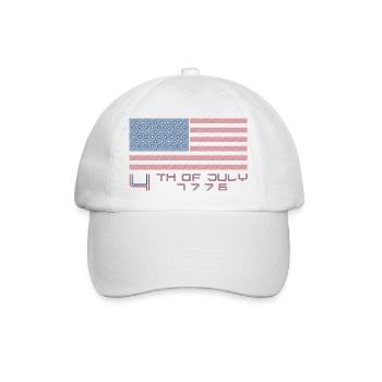 Indépendance du 4 juillet - Casquette classique - blanc/blanc - Devant