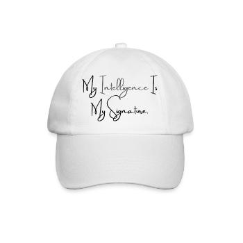 My Signature - Baseballkappe - Weiß/Weiß - Vorne
