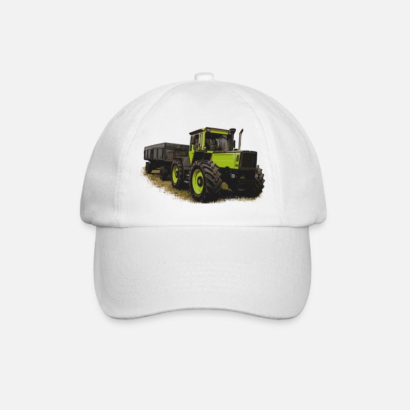 MB trac 1600 turbo avec remorque - Casquette classique - blanc/blanc