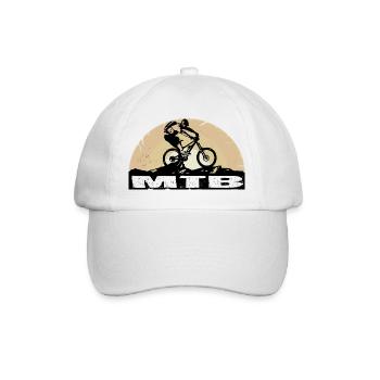 MTB Bike - Baseball Cap - white/white - Front