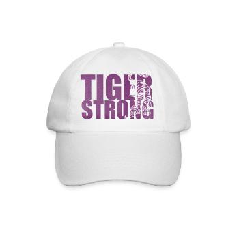 Tiger Strong - Baseball Cap - white/white - Front