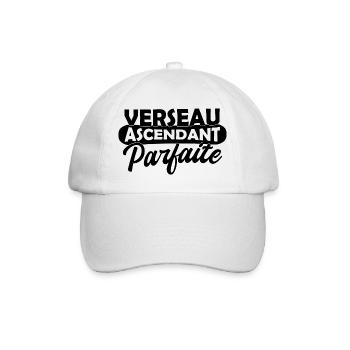 verseau ascendant parfaite - Casquette classique - blanc/blanc - Devant