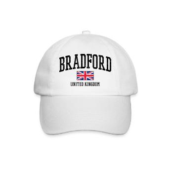 Bradford Flag Shirt – UK City Motif - Baseball Cap - white/white - Front