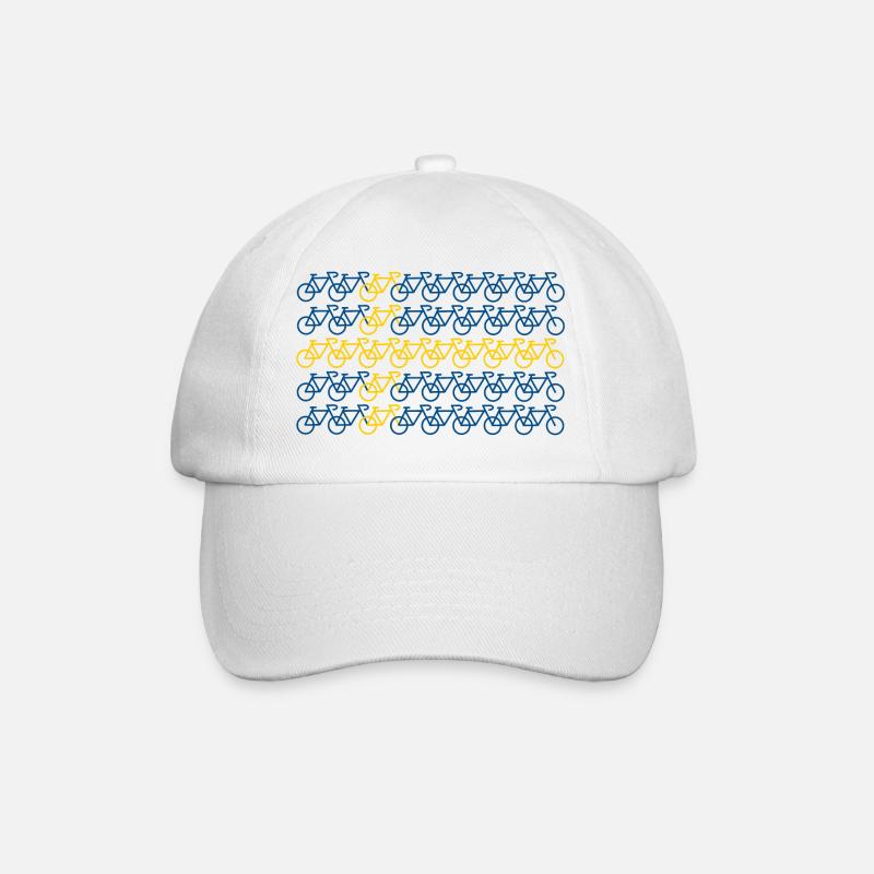 Suède Drapeau cycliste - Casquette classique - blanc/blanc
