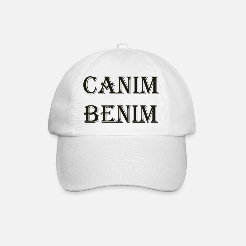 canimbenim1 - Baseballkappe - Weiß/Weiß