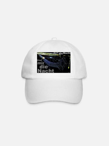 Zoffart DIE NACHT - Baseballkappe - Weiß/Weiß