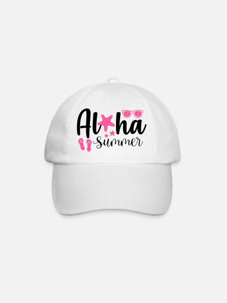 Aloha Été - Casquette classique - blanc/blanc