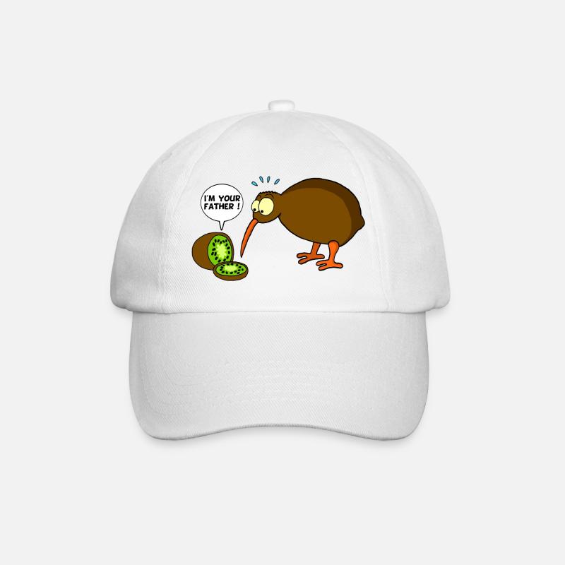 Kiwi vs. Kiwi - Baseballkappe - Weiß/Weiß