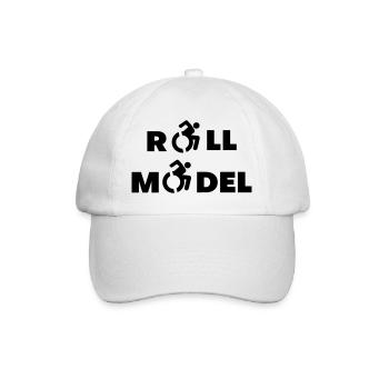 Every wheelchair user is a role model * - Baseball Cap - white/white - Front